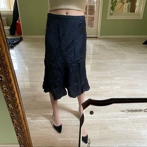 Silky Humanoid navy blue skirt